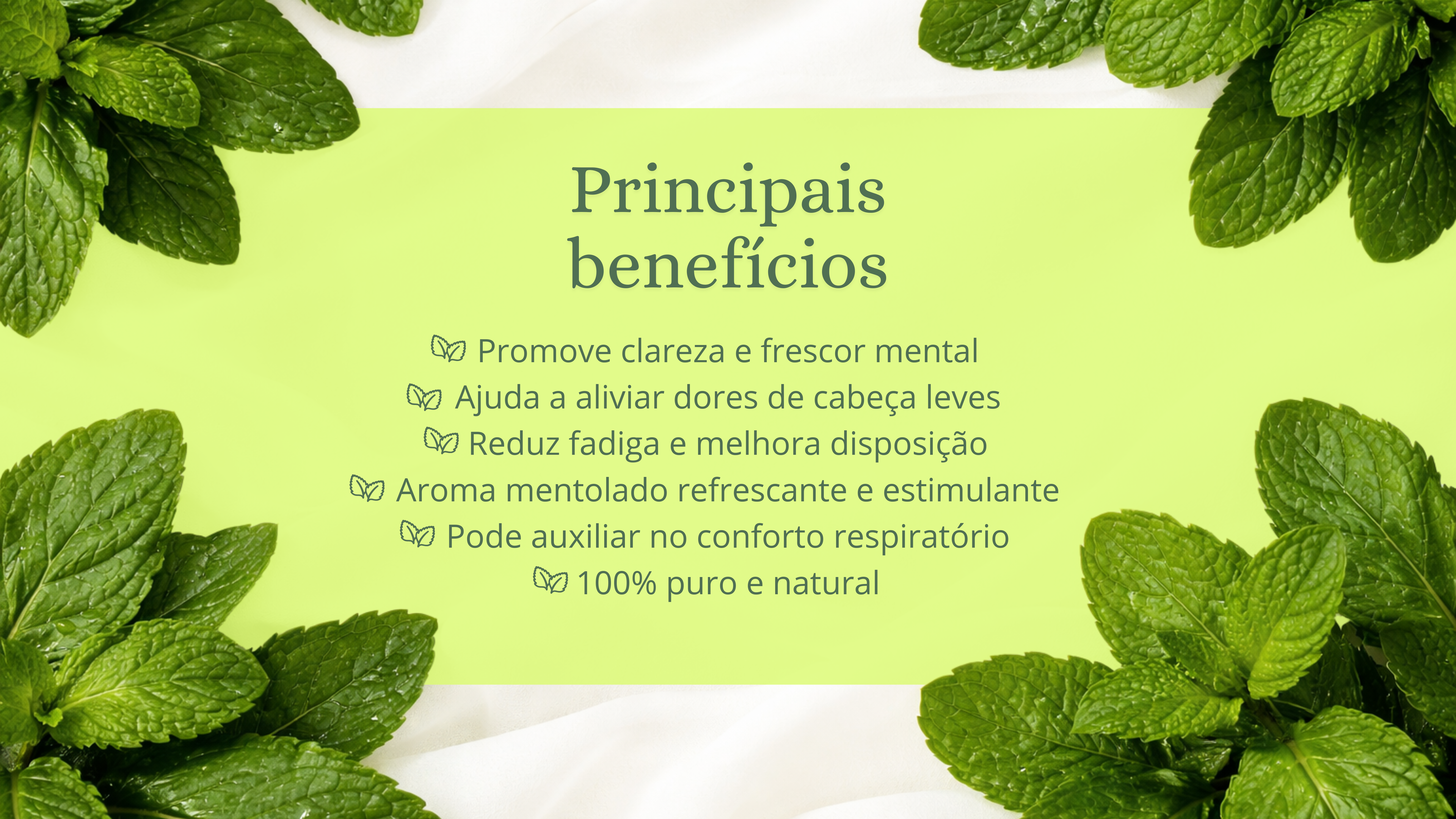 Óleo de Menta Piperita - 10ml