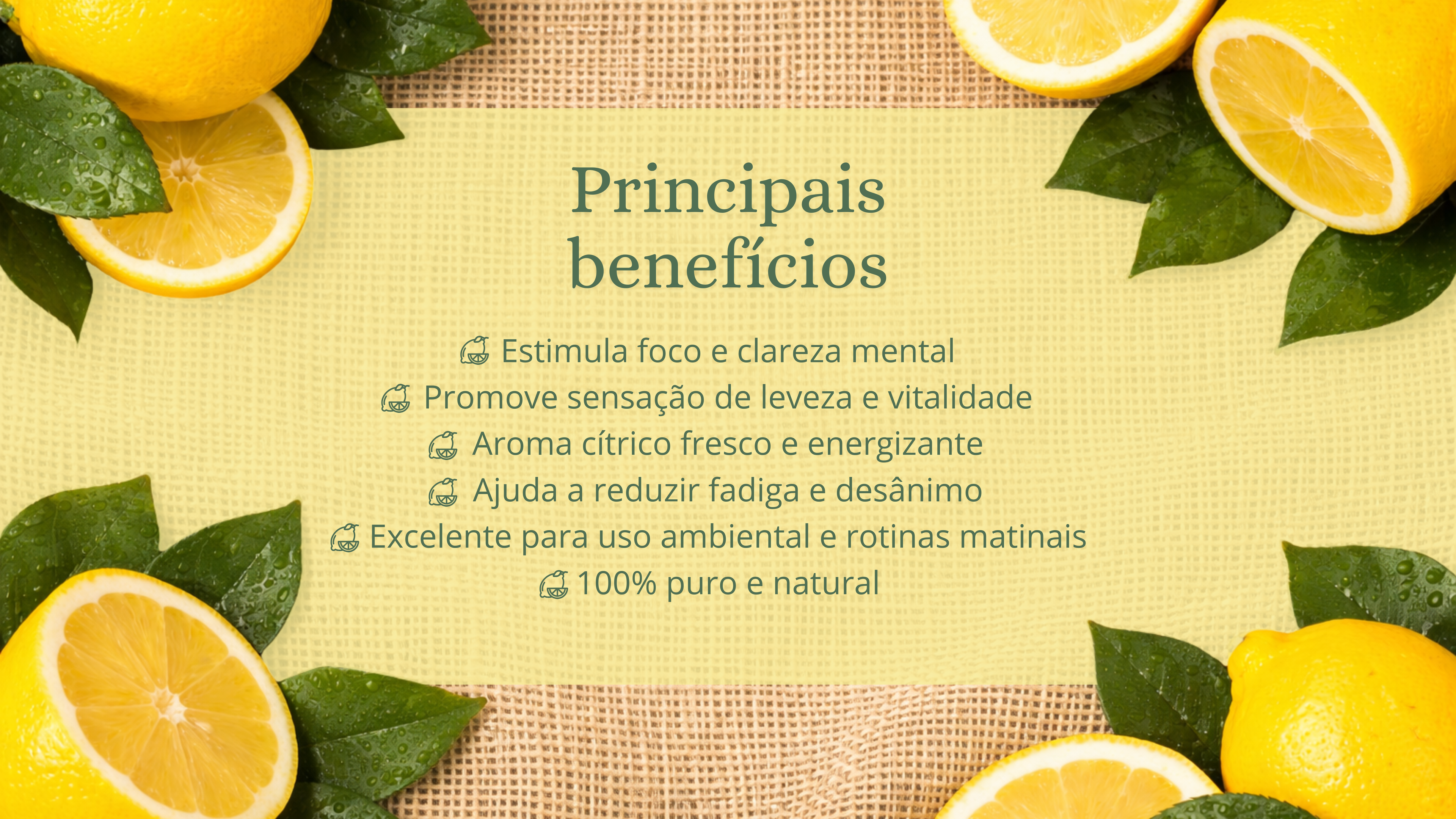 Óleo de Limão Siciliano - 10ml